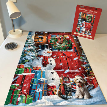 Puzzle puzzle di neve di Natale 1000 pezzi